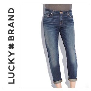 Lucky Brand Sienna Slim Boyfriend Jeans Women's Size 6 x 27 Stretch Mid Rise